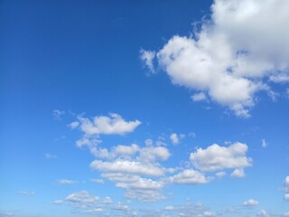 blue sky with clouds