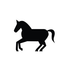 Naklejka premium horse silhouette vector