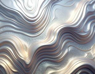 Topographic Pearl Foil Minimal Background
