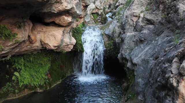 Waterfalls of the Navarres Canals (Valencia - Spain)	