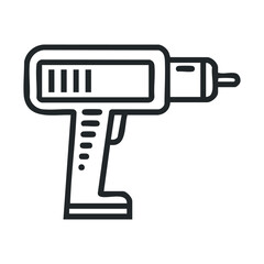 Obraz premium Electric drill tool for home improvement projects and construction use