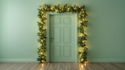 Festive Christmas Top Border with Gift Boxes and Holiday Decorations