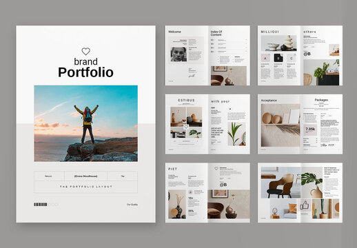 Interior Portfolio Template