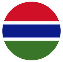 button flag Gambia icon vector illustration sign 