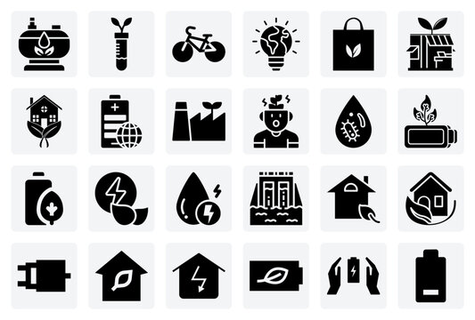 Green / sustainable supply chain management vector illustration. Concept with icons related to environmentally friendly logistics or scm, carbon neutral shipping, scs / gscm, eco distribution.