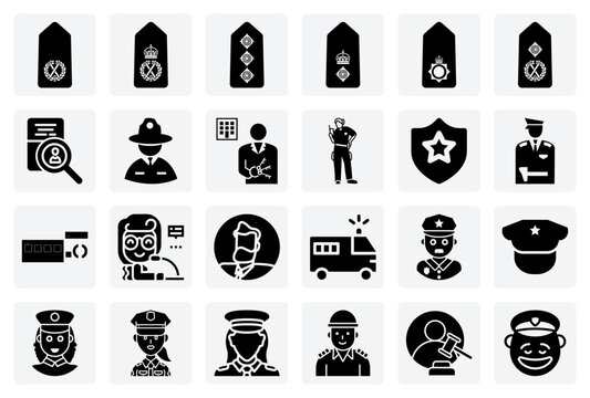 Organizational Structure Of A Police Force &ndash; Depicting Various Ranks And The Chain Of Command In Law Enforcement