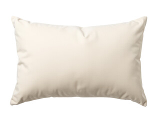 A single white pillow against a plain white backdrop