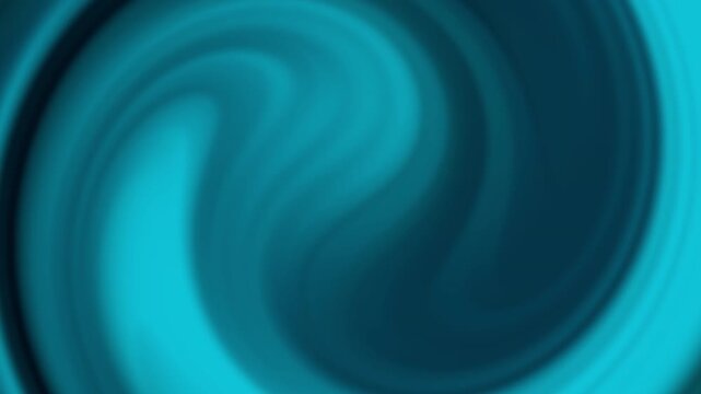 Blurred turquoise vortex with swirling abstract texture, suitable for backgrounds, covers, or digital design projects needing dynamic energy and motion.