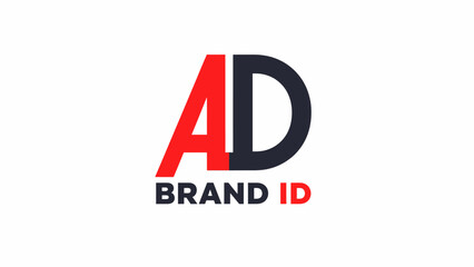 Obraz premium 3d company logo ad