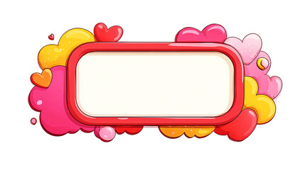 Cute Cartoon Popup Window for Mobile User Interface Design