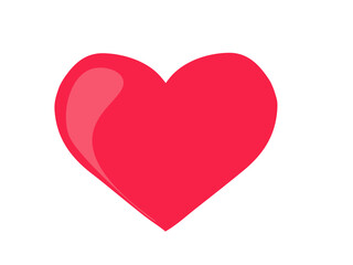 ハート 主線なし