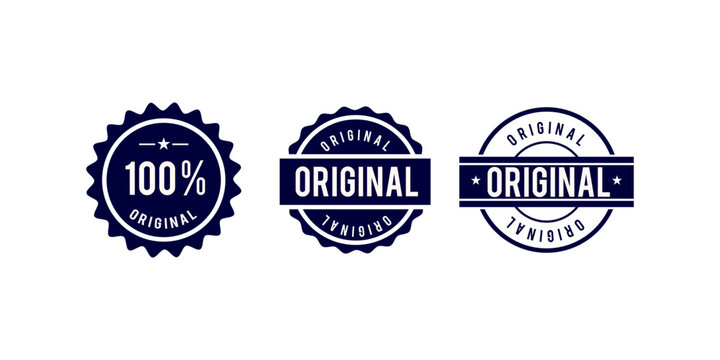 Authentic exclusive word round rubber seal stamp vector illustration on white background with vintage retro badge style, premium branding label and marketing design