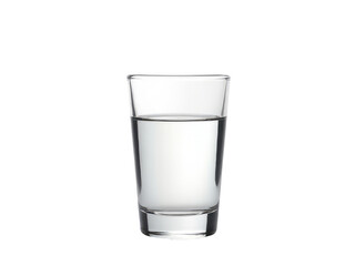 A clear glass filled with water sits on a table, ready for use
