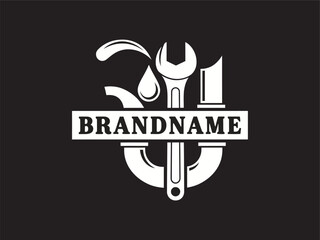 Wrench and Pliers Logo Design Template.