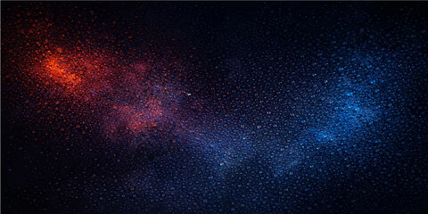 An abstract dark blue galaxy background featuring glowing stars and a bright nebula amidst the deep cosmic dust of a starry night sky universe © PIXEL GLOW