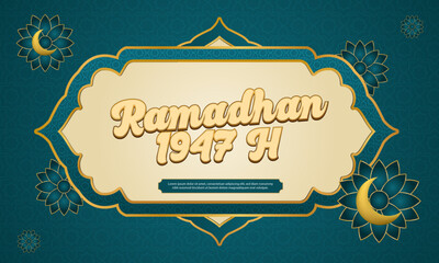 Ramadhan Kareem Template Design and Graphic Assets Vector EPS Islamic