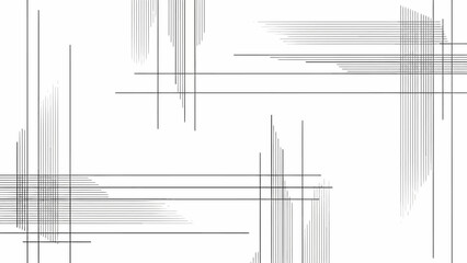 Abstract geometric grayscale background featuring intersecting lines and shapes.