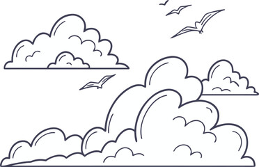 Cloudy Sky Illustration. Overcast Sky Illustration. Dramatic Cloudy Sky Illustration. Gray Cloudy Sky Design. Stormy Cloudy Sky Illustration. Moody Cloudy Sky Illustration. Atmospheric Cloudy Sky