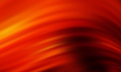 A vivid, warm-toned abstract background featuring curved bands of orange, red, and yellow with subtle purple shadows. Ideal for technology, marketing, or creative design projects seeking energy