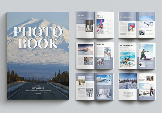 Photo Book Album Layout