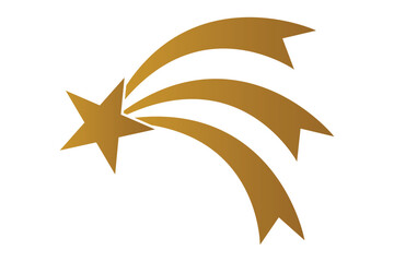 Shooting Star icon, Falling Star Icon and sparkle star icon, vector illustration of a star