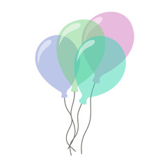 Birthday Balloon Illustration