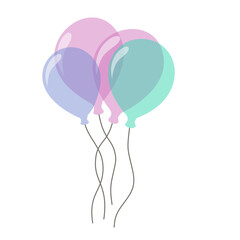 Birthday Balloon Illustration