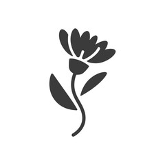 Daisy icon on White Background Vector Art Illustration on white background.