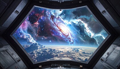 Cosmic Voyage - A Window to the Universe from a Spacecraft.