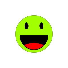 Happy smiley face icon