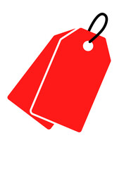 Price tag icon- stock vector.