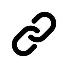 Fototapeta premium Link Button Icon Rounded for Communication UI Transparent PNG