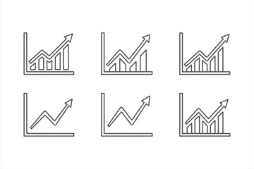 Business Growth Graph Icons