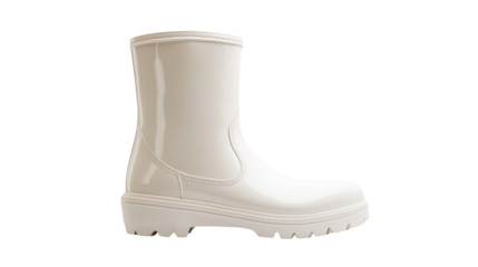 High-resolution studio photograph of a white rubber boat designed for winter use, compact inflatable vessel with clean lines and smooth surface, realistic lighting, sharp focus, minimal composition, i