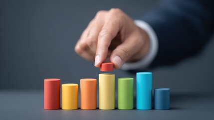 Adjusting Portfolio Allocation with Colorful Segments and Pie Charts for Effective Financial Management and Visualization