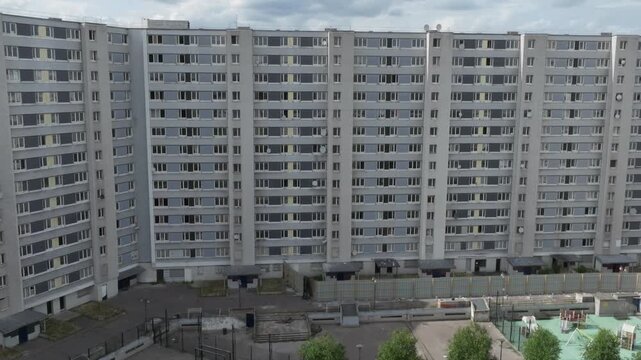 Vue a&eacute;rienne de la banlieue parisienne, nord de Paris, Saint denis, Seine saint denis