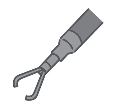 止血クリップ（内視鏡用クリップ装置）のイラスト