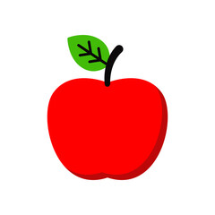 Fresh Red Apple Illustration