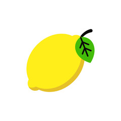 Yellow Lemon Fruit Icon