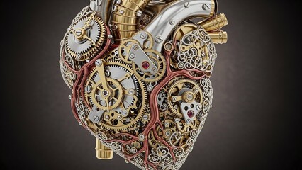 Intricate mechanical heart