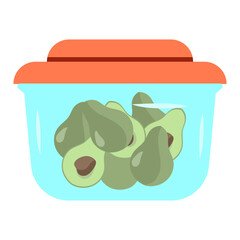 Avocado Storage Container