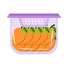 Sliced Fruit Food Container