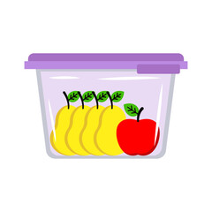 Fruit Storage Container Illustration