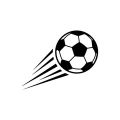 Soccer ball in motion