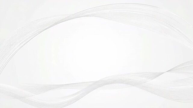 Abstract flowing silver wave background loop motion graphic