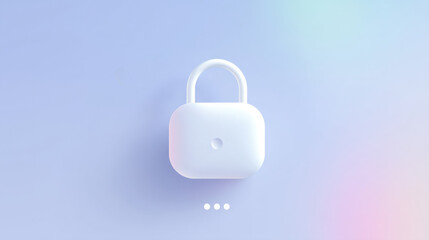 Minimalistic padlock design symbolizing security and privacy in the digital era.