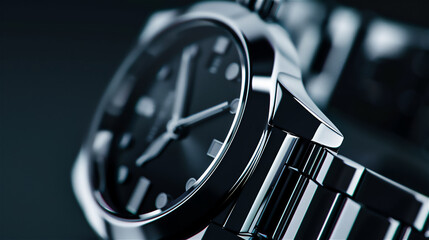 高級時計のクローズアップ