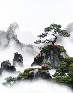 山水画 Images – Browse 1,852 Stock Photos, Vectors, and Video