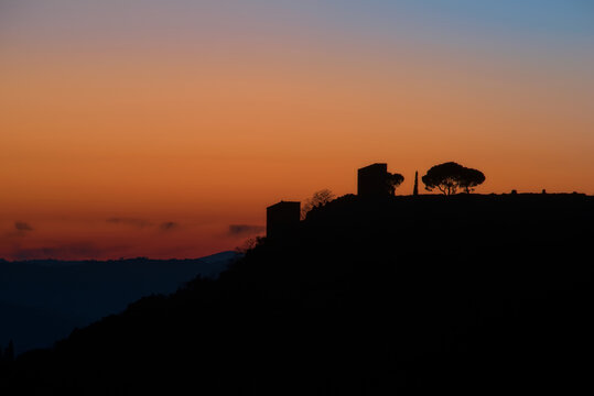 Tramonti in Val d'Orcia