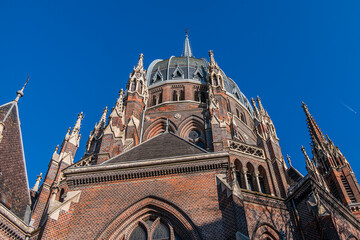 Neo gothic church &ldquo;Maria vom Siege&rdquo; (Mary the Victory) was built from 1867 till 1875. Vienna, Austria.